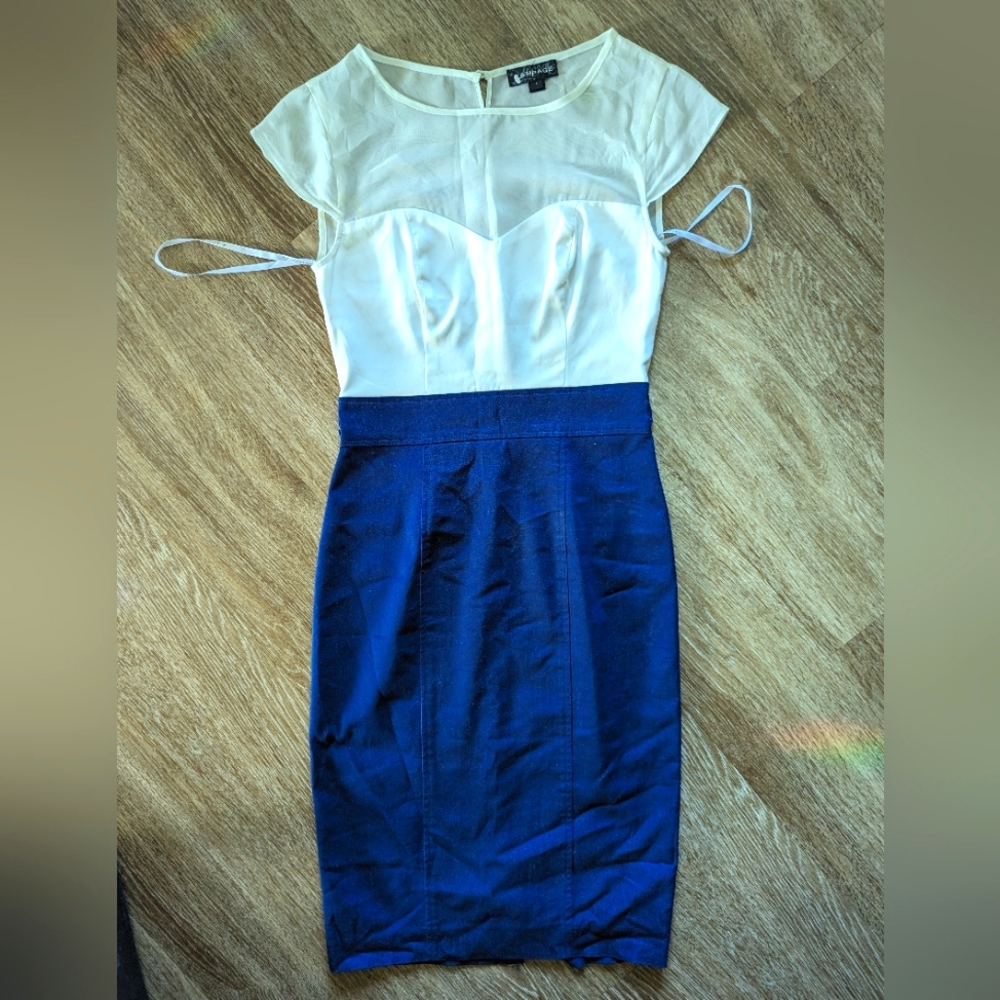 Rampage Mesh Sweetheart Dress